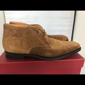 Men’s Suede Ferragamo Boot - 11.5